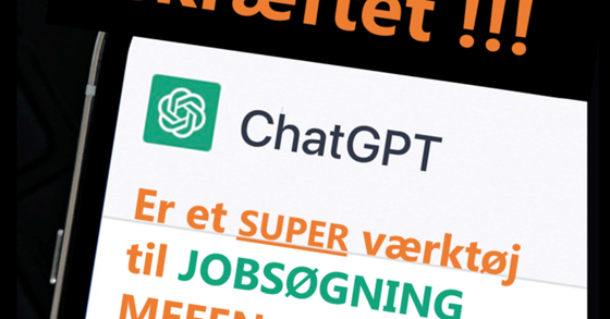 Brug af ChatGPT i jobansøgninger |Hvad kan ChatGPT i jobansøgningsprocessen og hvad kan den ikke? | Pernille From Hansen på DSJC Danmark